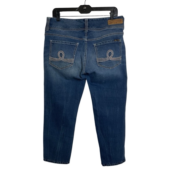 Seven7 Blue Ankle Jeans - Picture 3 of 13